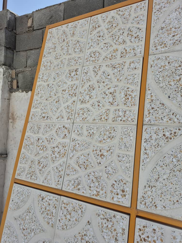موزاییک پرسی لیمویی حیاطی