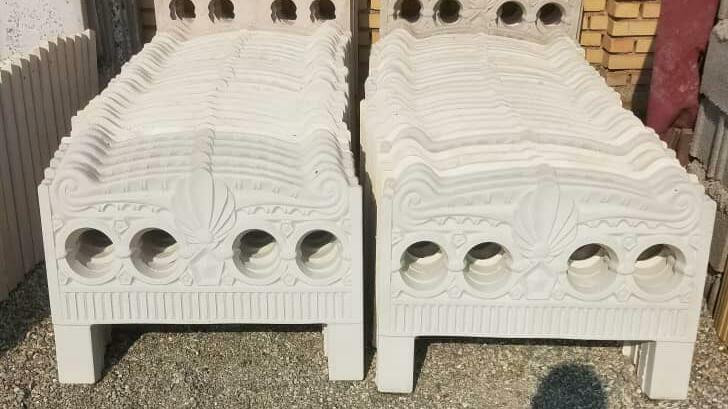 نرده پلیمری طرح زمرد