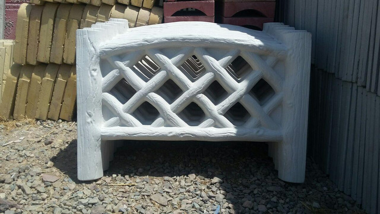 نرده پلیمری طرح حصیری