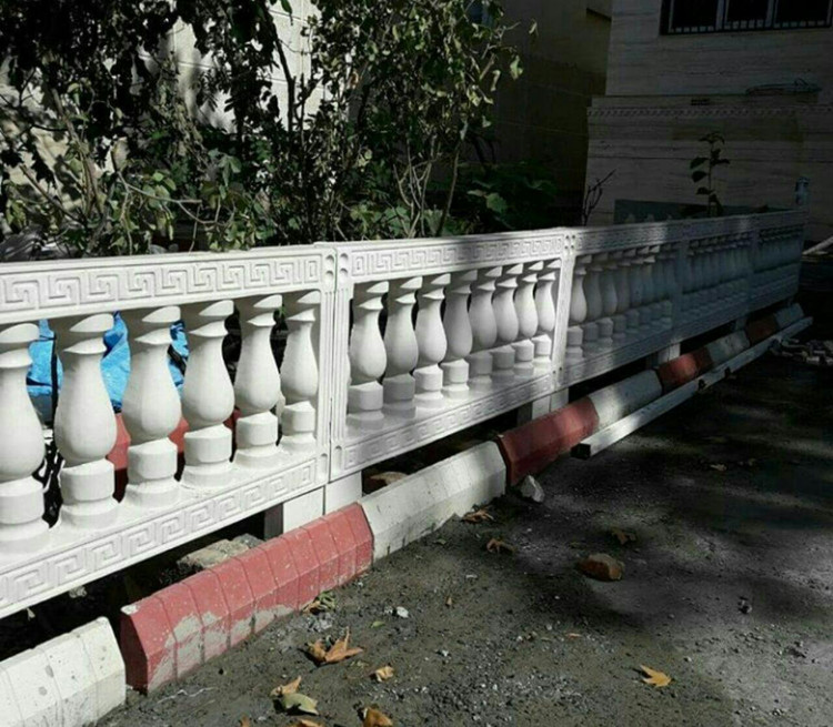 نرده پلیمری طرح صراحی تمام میلگرد